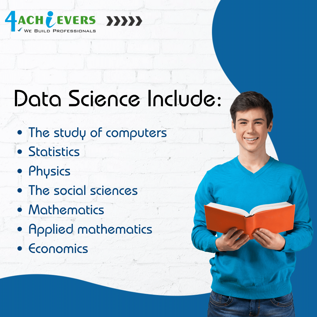 Best DATA SCIENCE training institute in Noida 4Achievers Best DATA SCIENCE Training Institute in Noida offers real-time and placement-focused DATA SCIENCE training in Noida. 4Achievers advanced DATA SCIENCE Training in Noida ranges from beginner to advanced, and it is designed to help you get a job in a good MNC company in India as soon as you finish the DATA SCIENCE training in Noida Training. 4Achievers Best DATA SCIENCE Training Institute in Noida DATA SCIENCE instructors are DATA SCIENCE Certified Specialists and seasoned working professionals with real-world experience in a variety of DATA SCIENCE projects. 4Achievers Best DATA SCIENCE Training in Noida created our DATA SCIENCE Training content and curriculum to meet the needs of students and help them achieve their career goals. DATA SCIENCE programming, DATA SCIENCE Language, Basic DATA SCIENCE programming, Test in DATA SCIENCE, DATA SCIENCE Debug, Exception Handling, Packages, Swing, DATA SCIENCE Real-Time Project, and DATA SCIENCE Placement Training are all covered in 4Achievers Best DATA SCIENCE Training in Noida. Learn with 4Achievers Best Data Science training in Noida, complete your certificate Training with 4Achievers Best Data Science training institute in Noida Job Preparation and Interview preparation with 4Achievers Best Data Science Training in Noida